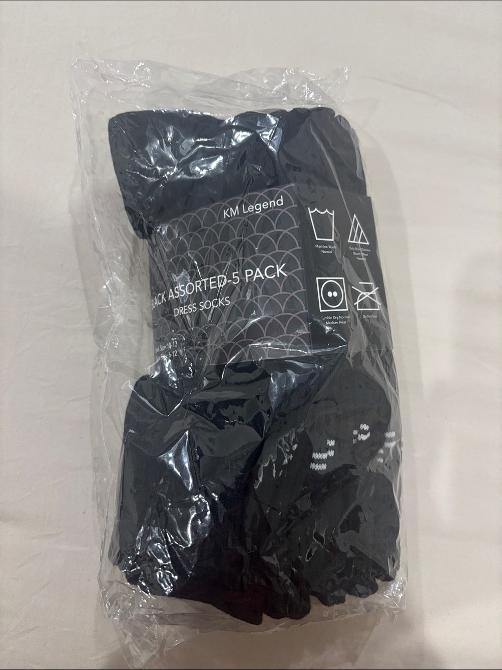 Black Dress Socks - 5 Pack
